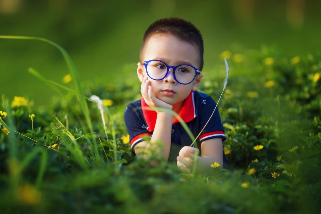 Enfants avec troubles visuels